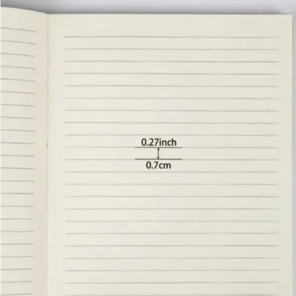 Black A5 Leather Soft Cover Journal Notebook